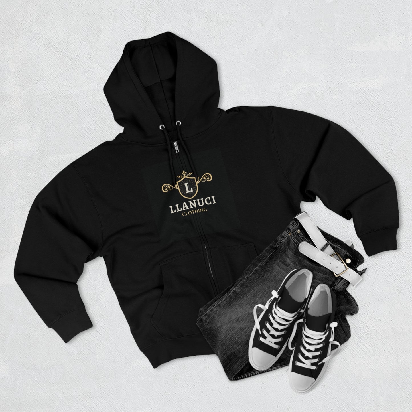 Unisex Zip Hoodie City Life