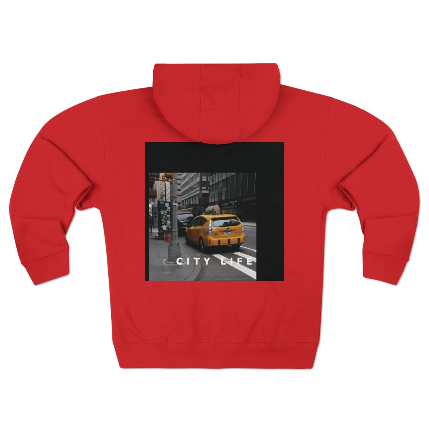Unisex Zip Hoodie City Life