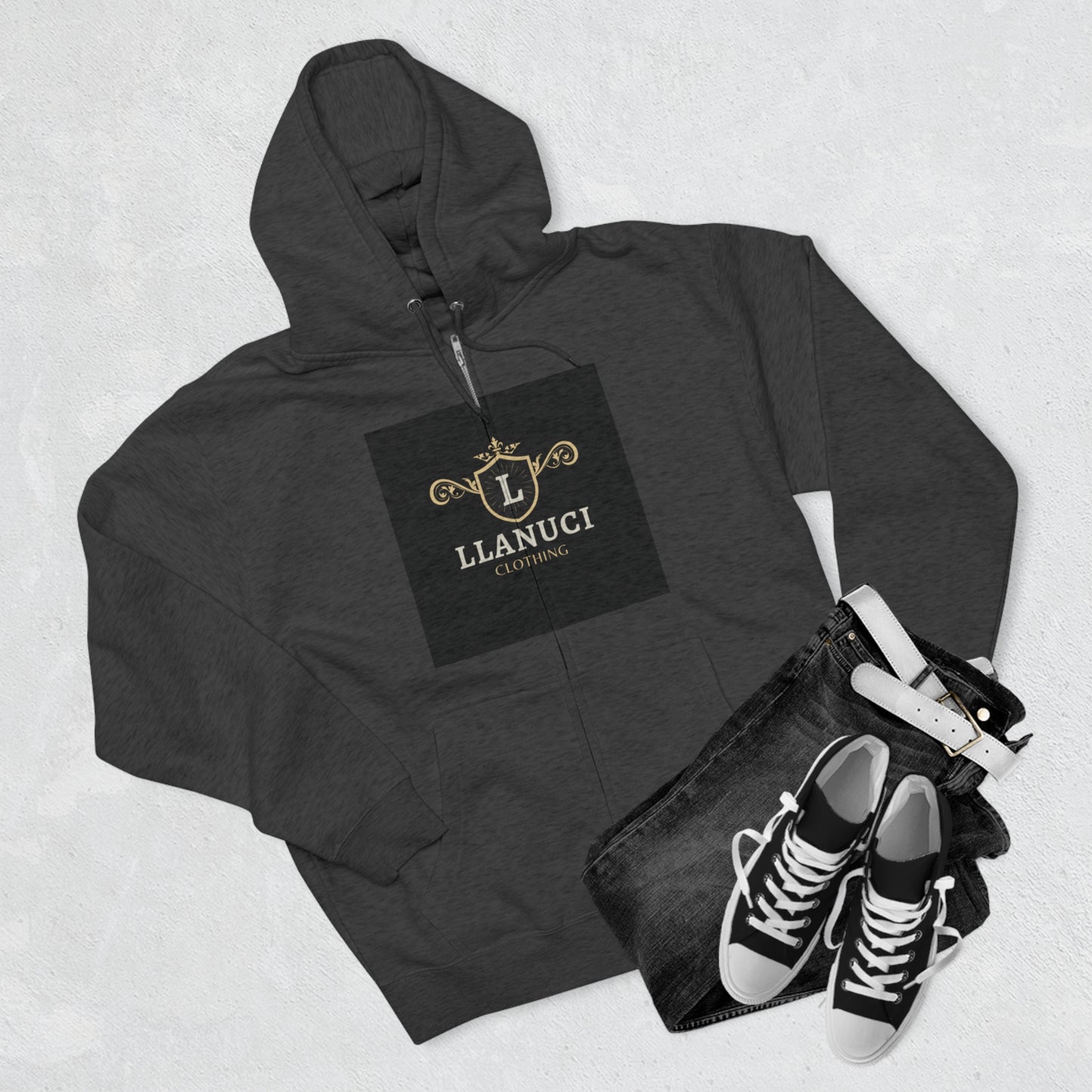 Unisex Zip Hoodie City Life