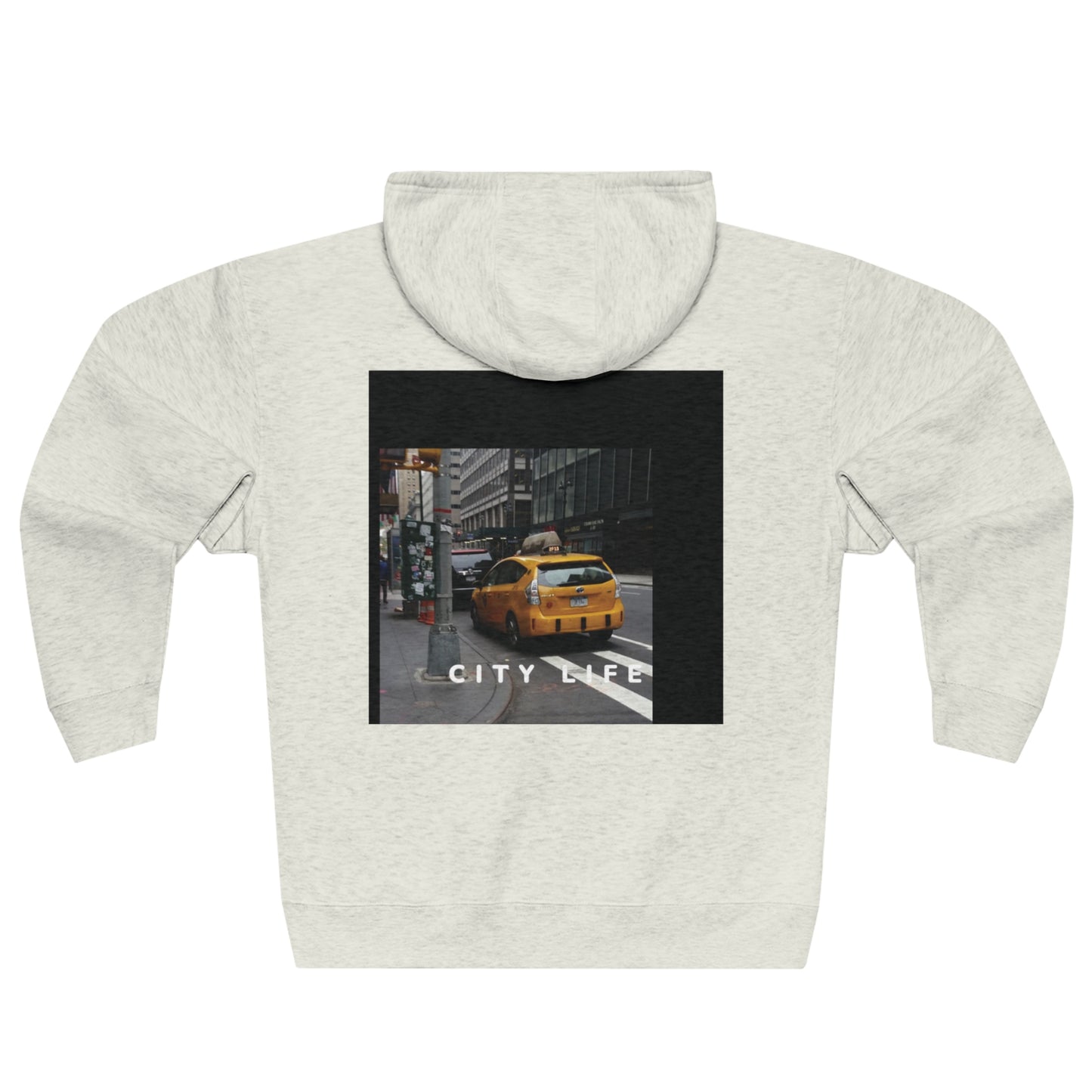 Unisex Zip Hoodie City Life