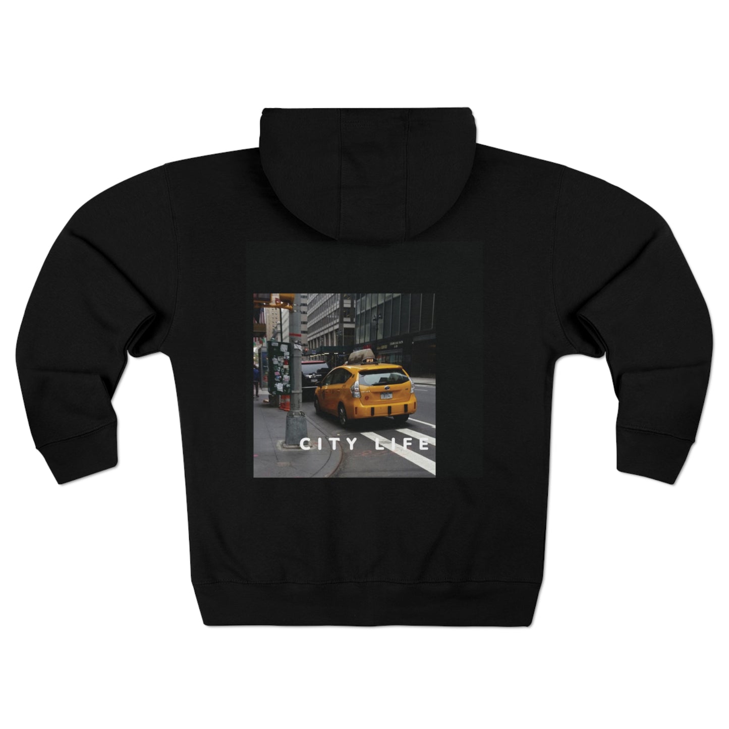 Unisex Zip Hoodie City Life