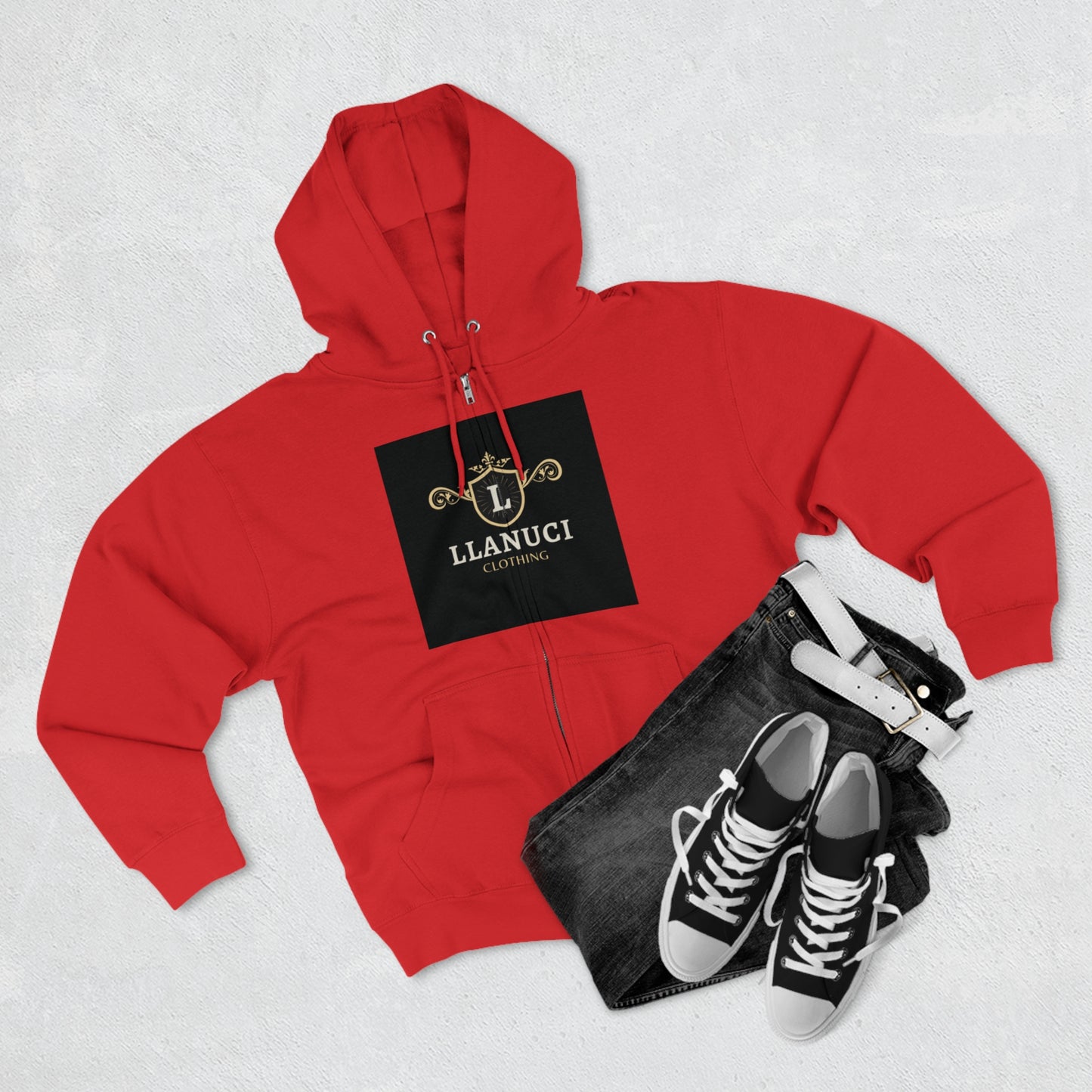 Unisex Zip Hoodie City Life