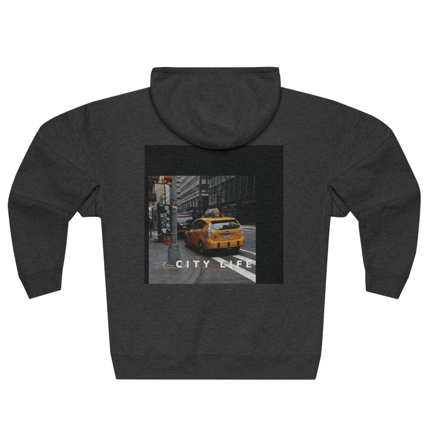 Unisex Zip Hoodie City Life
