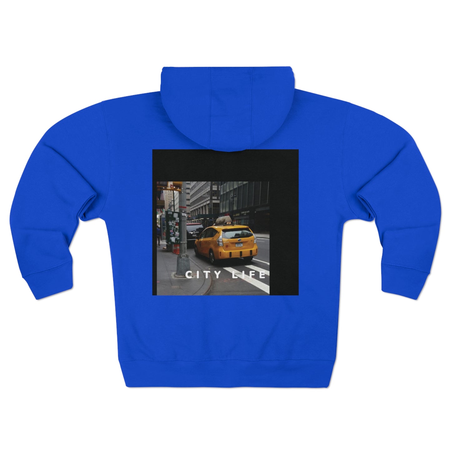 Unisex Zip Hoodie City Life