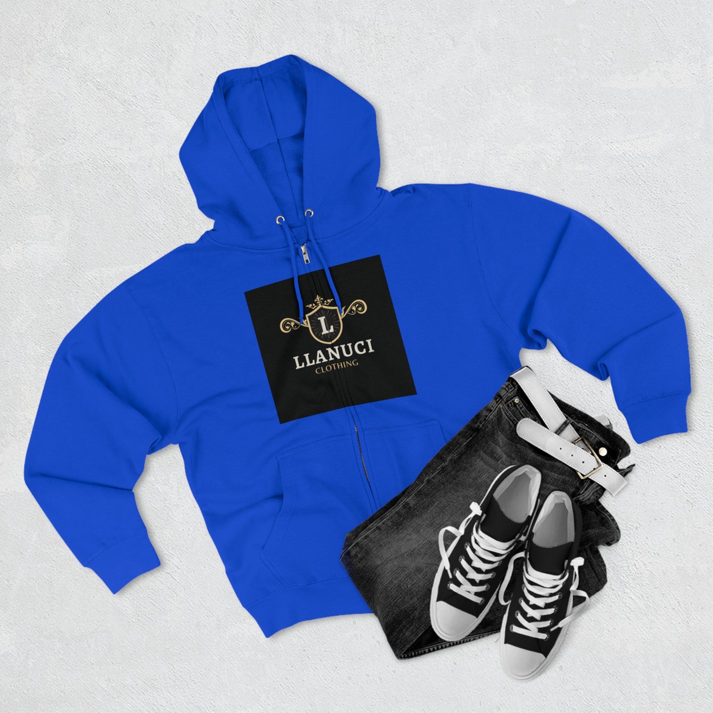 Unisex Zip Hoodie City Life
