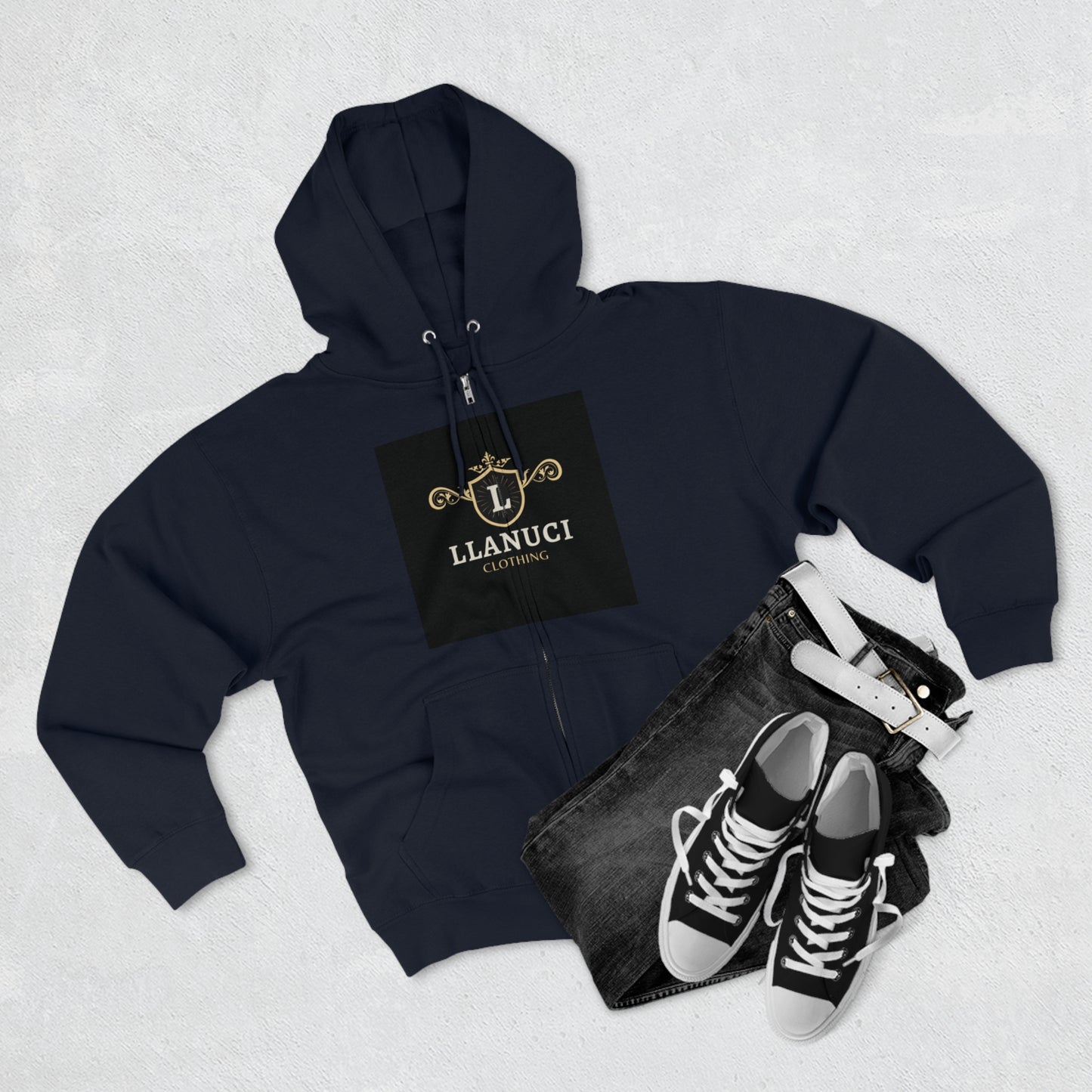 Unisex Zip Hoodie City Life