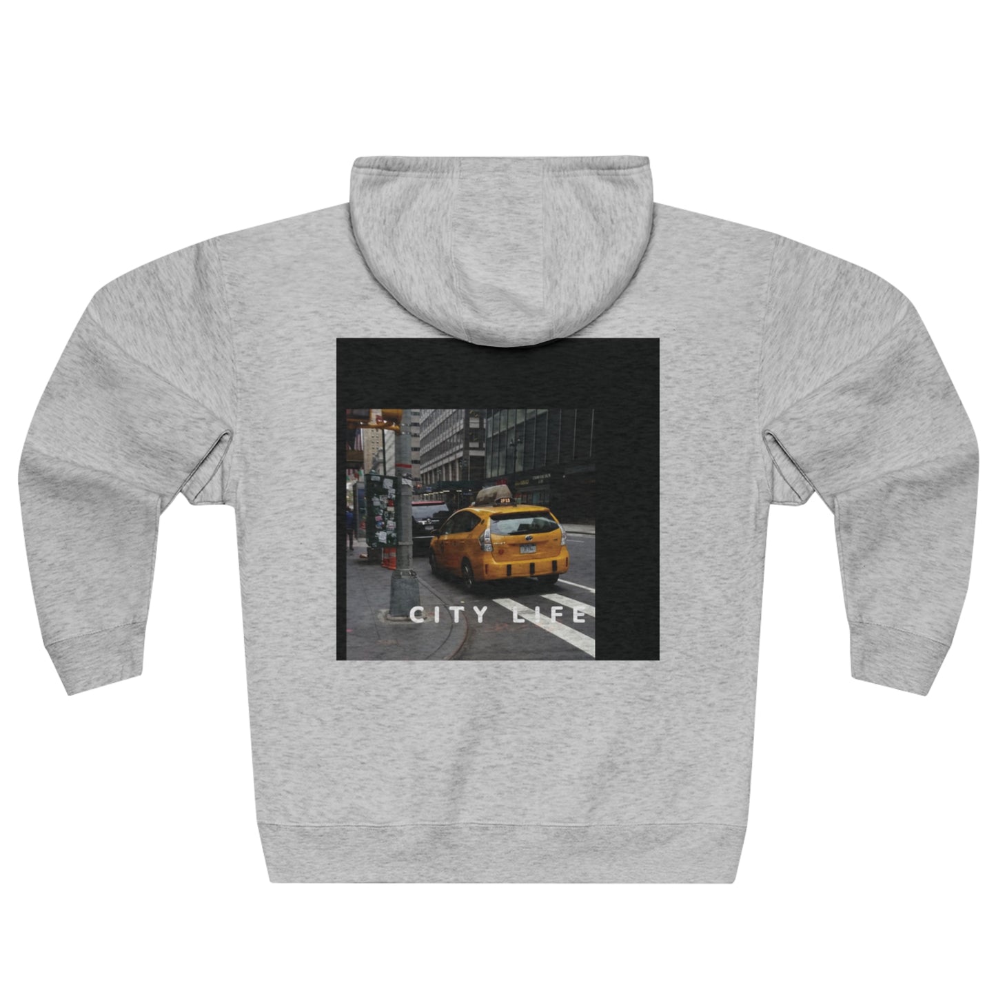 Unisex Zip Hoodie City Life